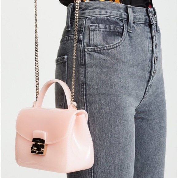 FURLA Candy Meringa Mini Crossbody Rosa Chia Purse - Picture 2 of 8